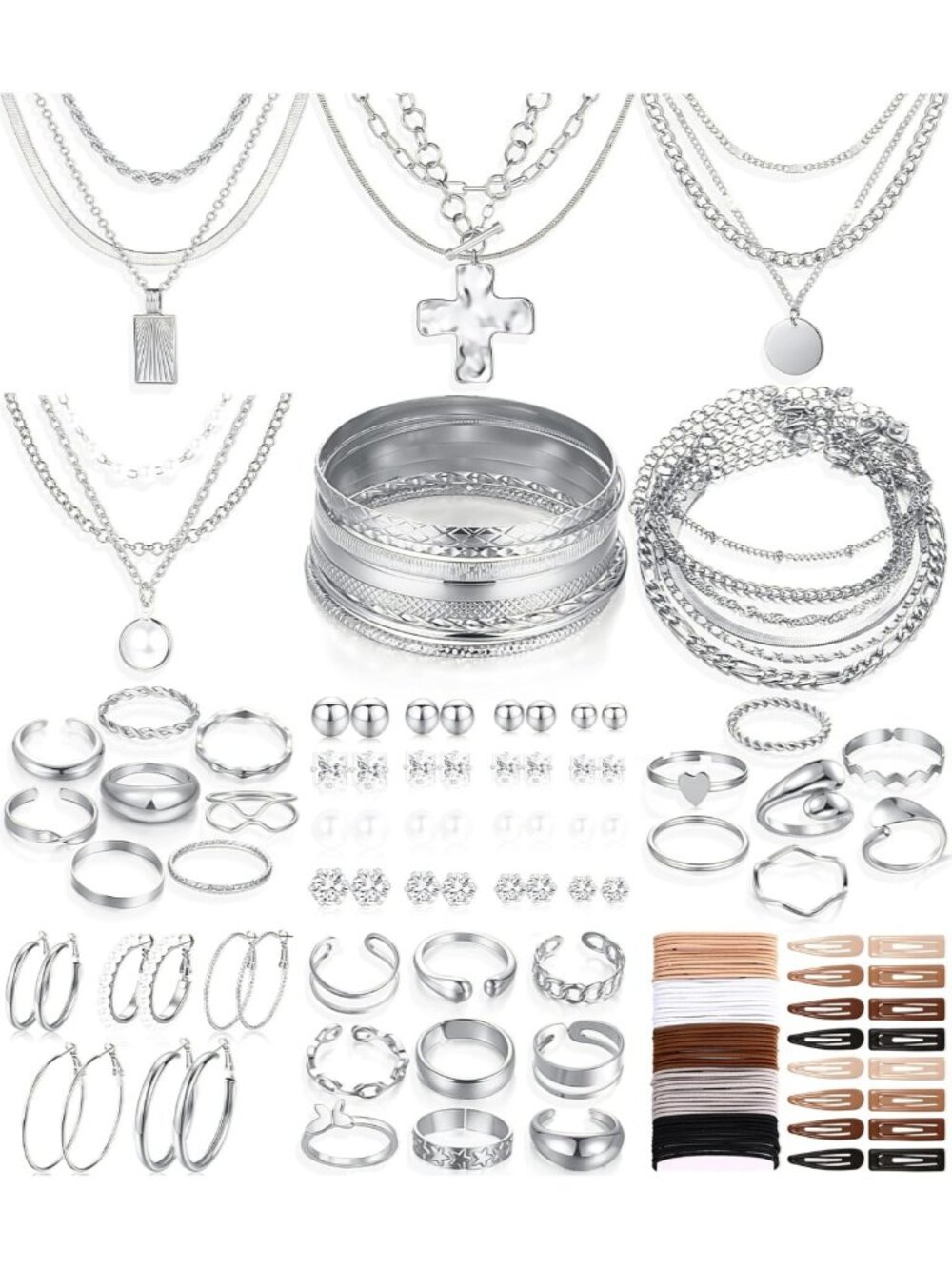 137-Piece Elegant Gold Jewelry Set for Women - Perfect for Gifts & Special